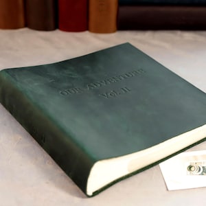 Álbum de fotos personalizado com capa, álbum para 100/200/300 fotos, presente de Natal, presente para ele e para ela