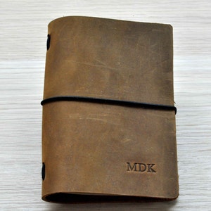 Personalized Leather Journal Traveller&#39;s journal leather  journal notebook