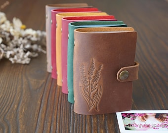 Leather Instax Photo Album - Personalized  Instax Picture Photo Storage,  Card Holder, Anniversary Birthday Wedding Gift, Christmas Gift