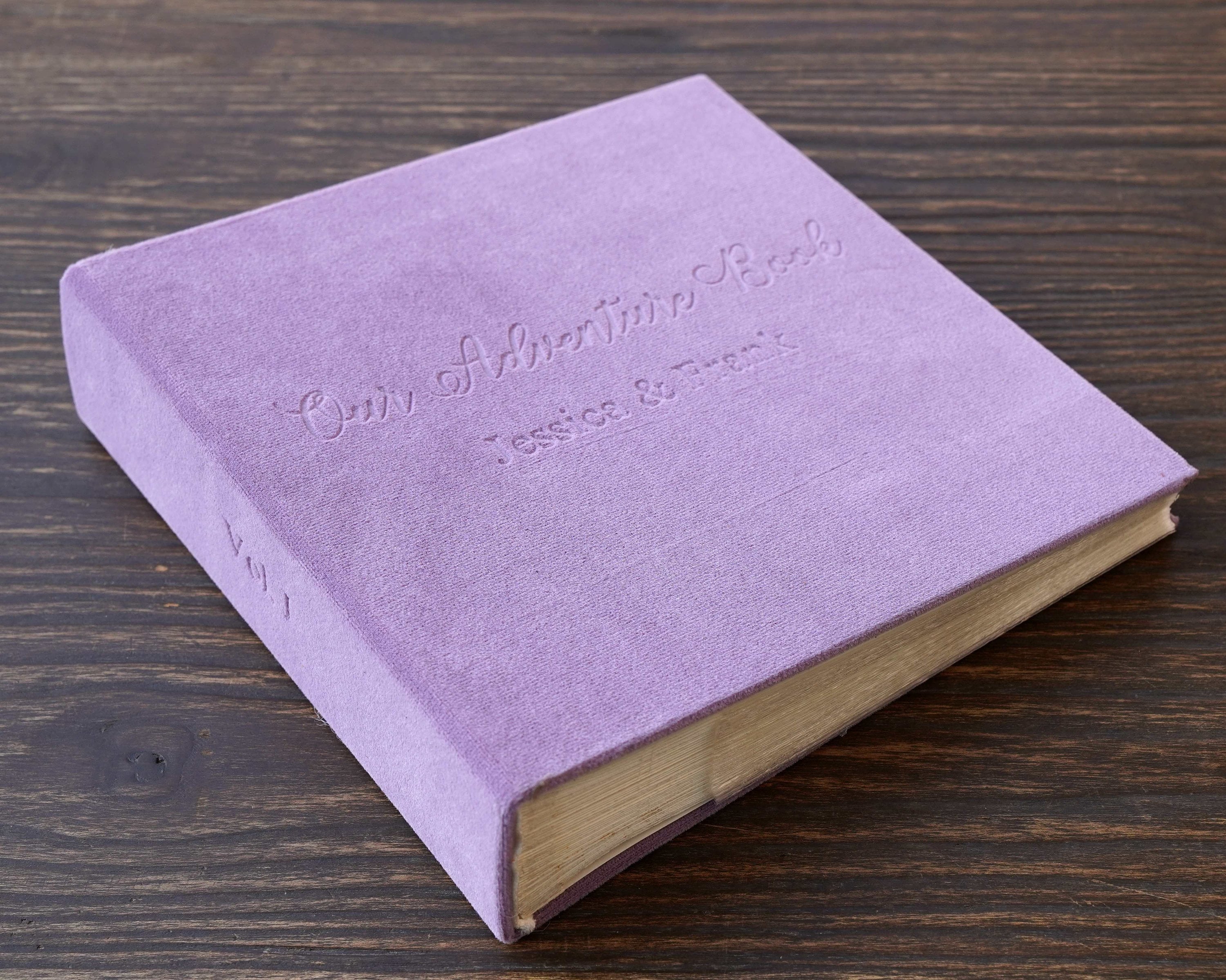 Personalized Photo Album with Pockets,Baby Album,Anniversary Ablum,First Year Gift
