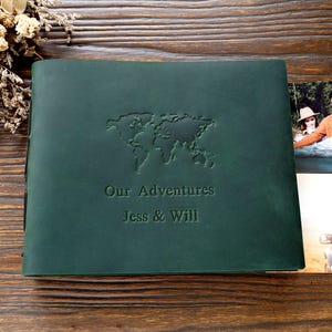Personalized Our Adventure Book Photo Album Scrapbook Memory Book Journey Journal Christmas Gift Anniversary Gift
