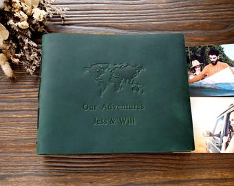 Personalized Our Adventure Book Photo Album Scrapbook Memory Book Journey Journal Christmas Gift Anniversary Gift