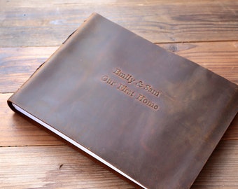 Personalised Scrapbook, Couples Memory Book, Valentine's Anniversary Photo Album, Memory Keepsake,Anniversar Gift for Her Him