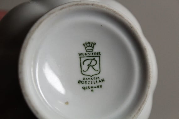 Jahrgang Wunsiedel Bavaria Porzellan Creamer Westdeutschland MilchKrug Floral Krug