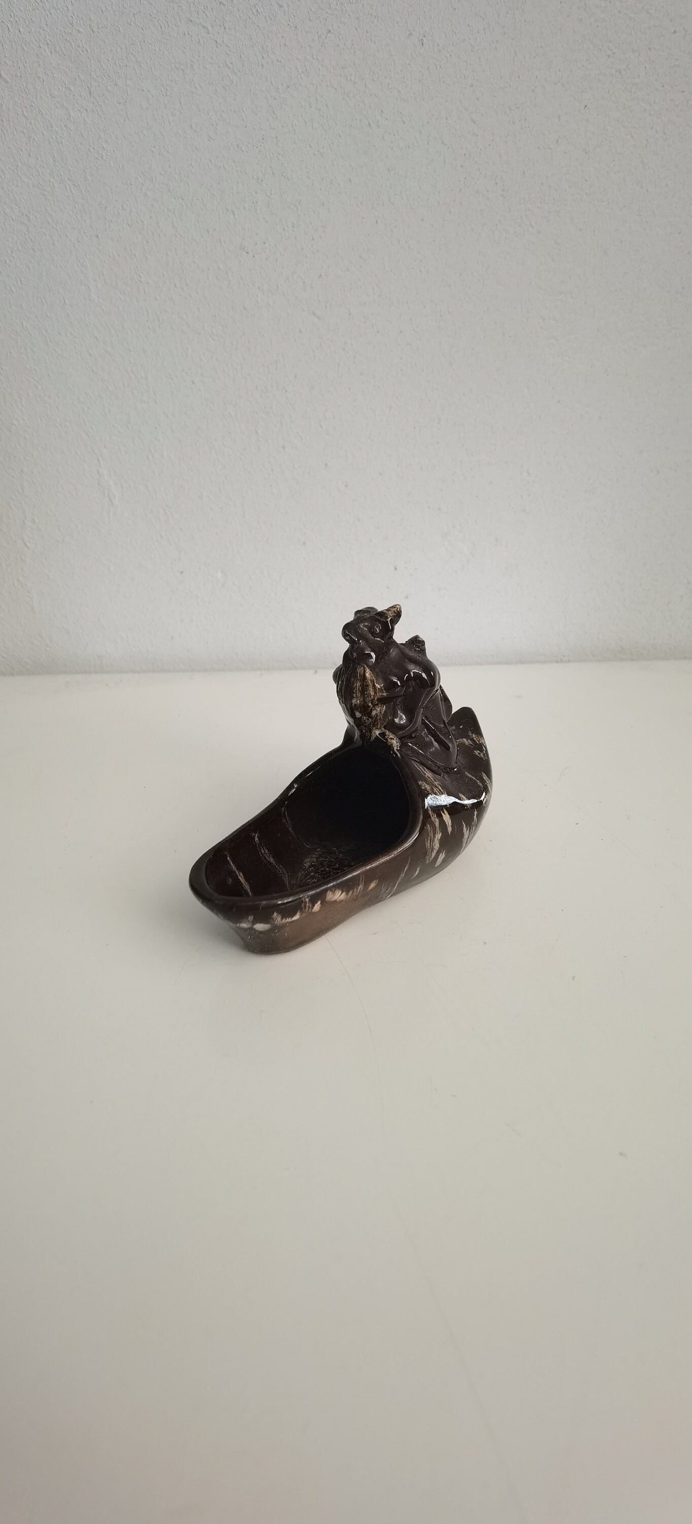 Vintage Ceramic Devil Ashtray Figurine Devil Face Pipe Demon Etsy