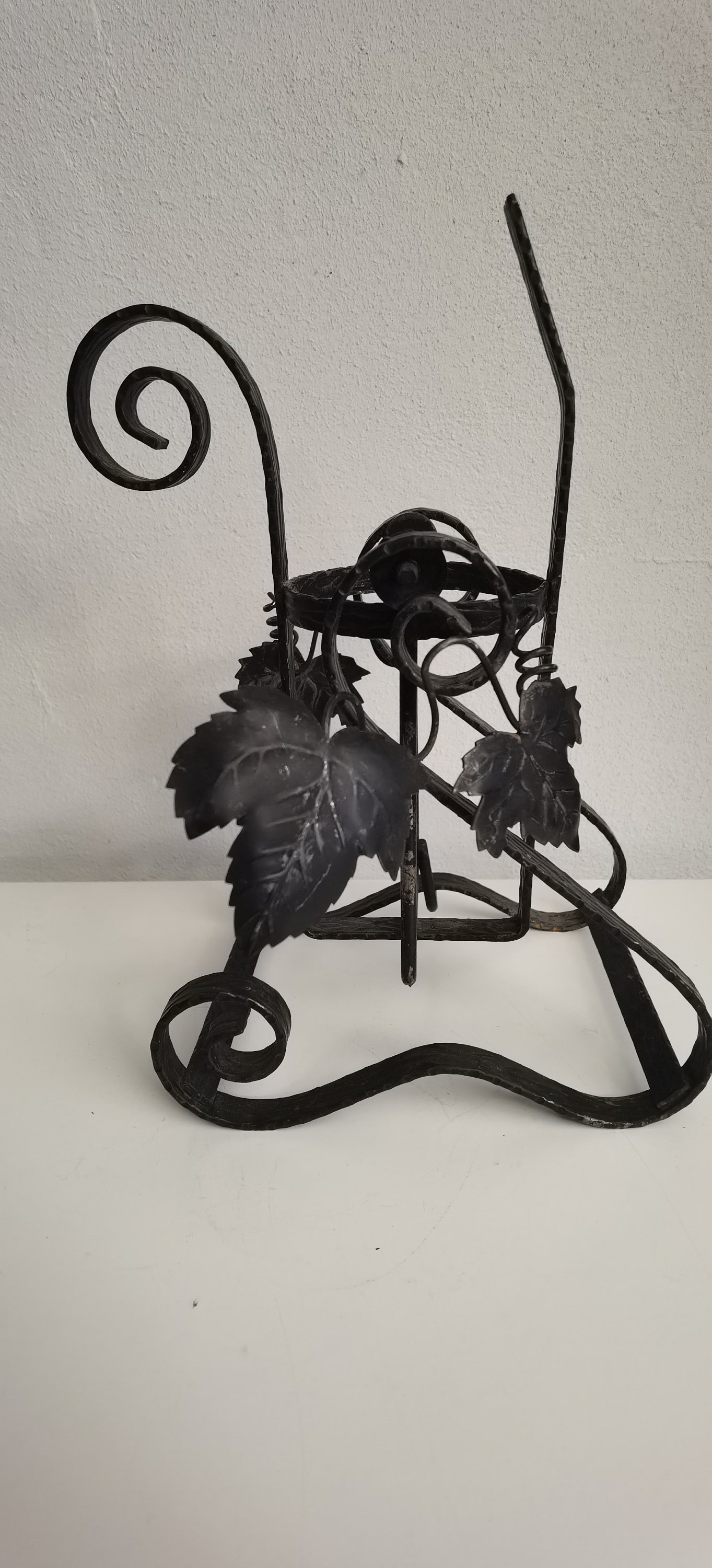 Vintage Antique Cast Iron Wine Rack Bottle Holder Bottle Etsy