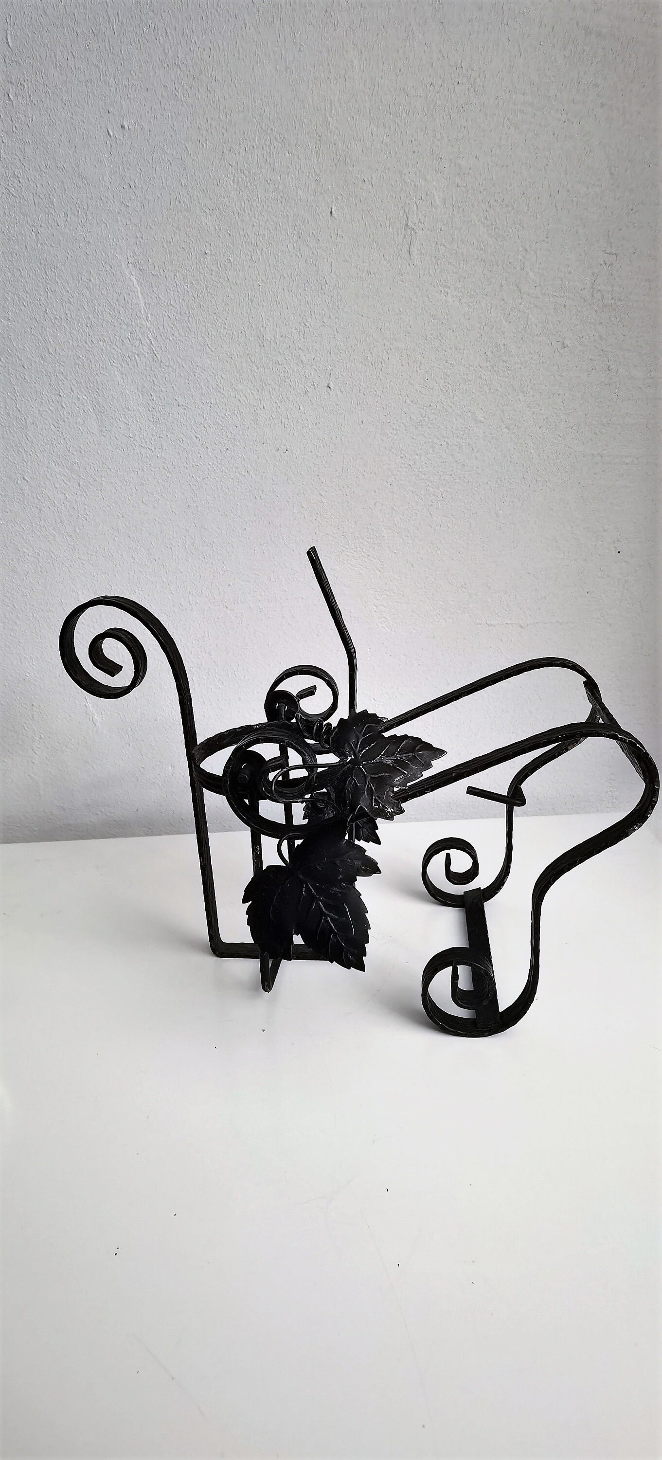 Vintage Antique Cast Iron Wine Rack Bottle Holder Bottle Etsy