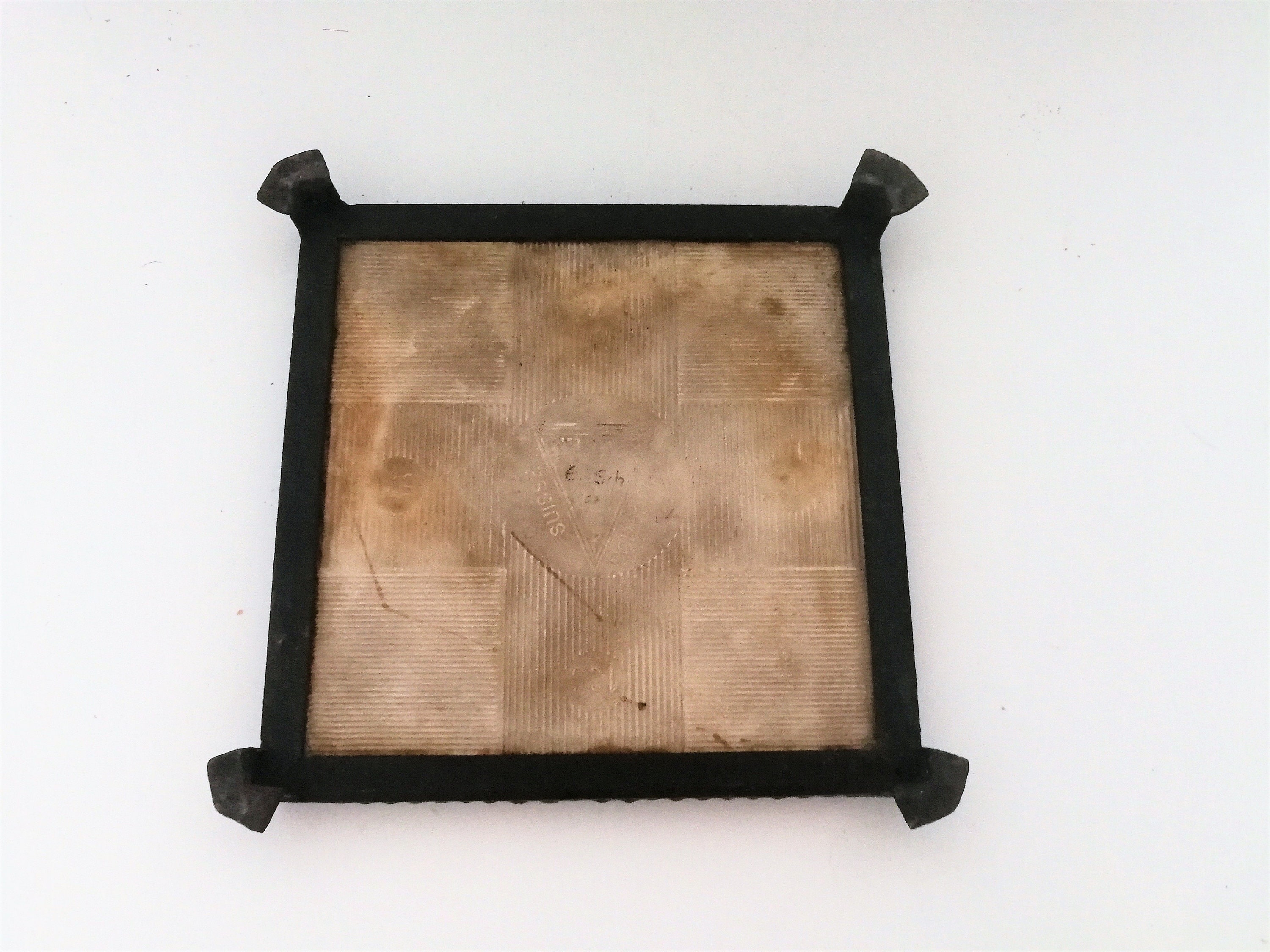 Vintage Hot Plate Tray Serving Plate Chefs Hot Pot Trivet Etsy