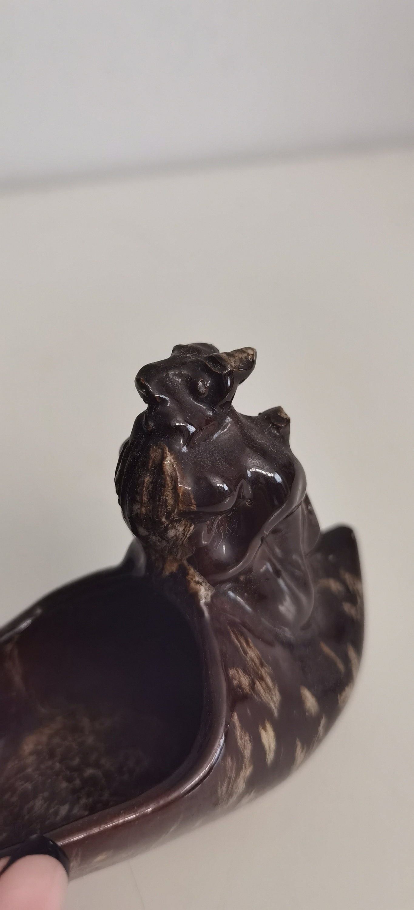 Vintage Ceramic Devil Ashtray Figurine Devil Face Pipe Demon Etsy