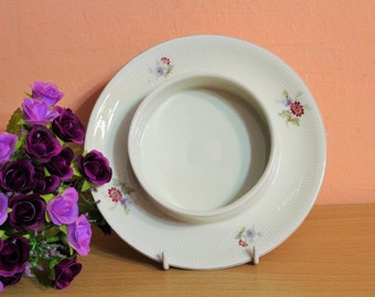 Vintage Schumann Arzberg Bavaria, Germany Gravy Bowl Sauce boat Plate Porcelain Serving Dish