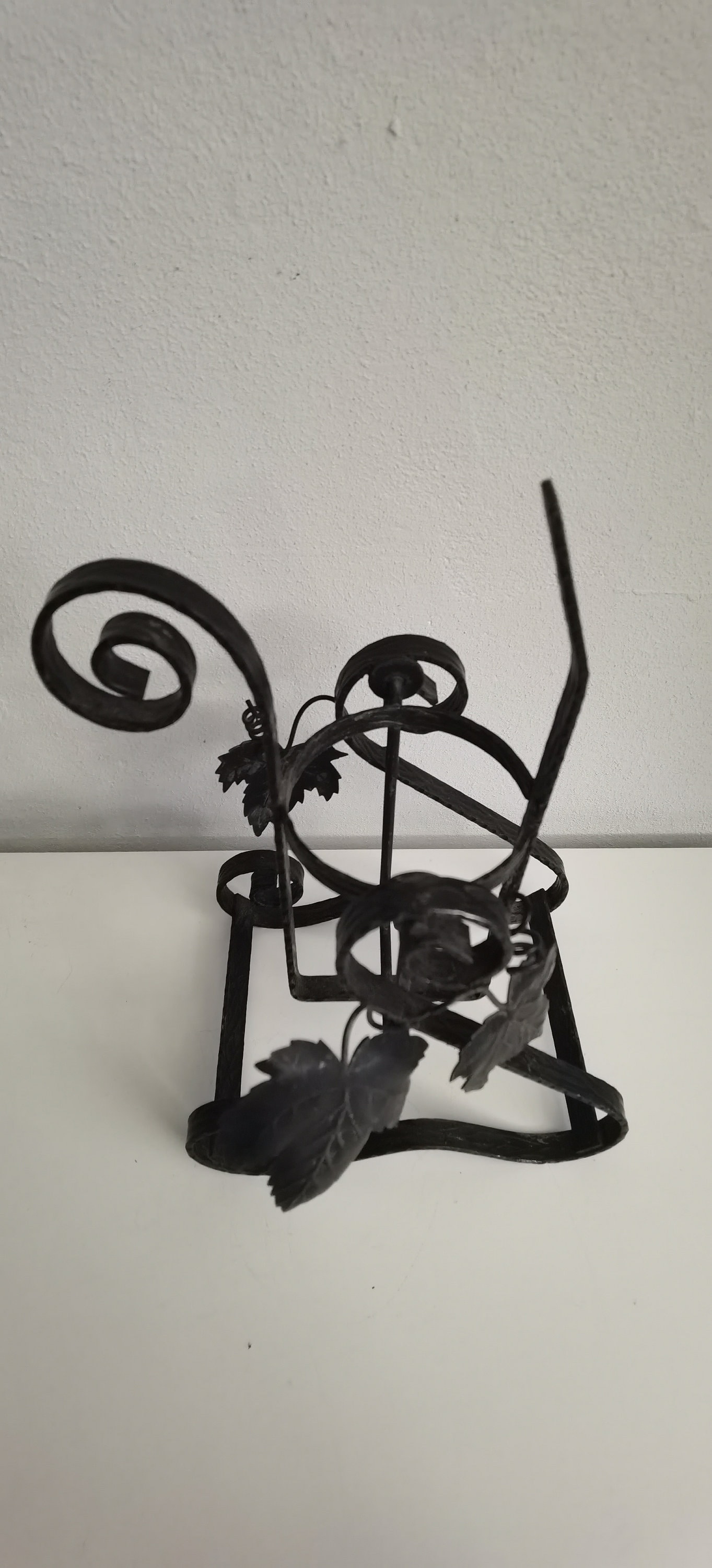 Vintage Antique Cast Iron Wine Rack Bottle Holder Bottle Etsy