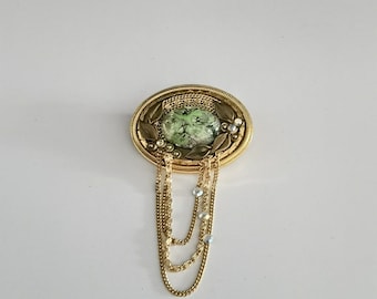 Pendentif/Broche Vintage De Designer Marena Germany - Ancien - En Bon état Avec Usure