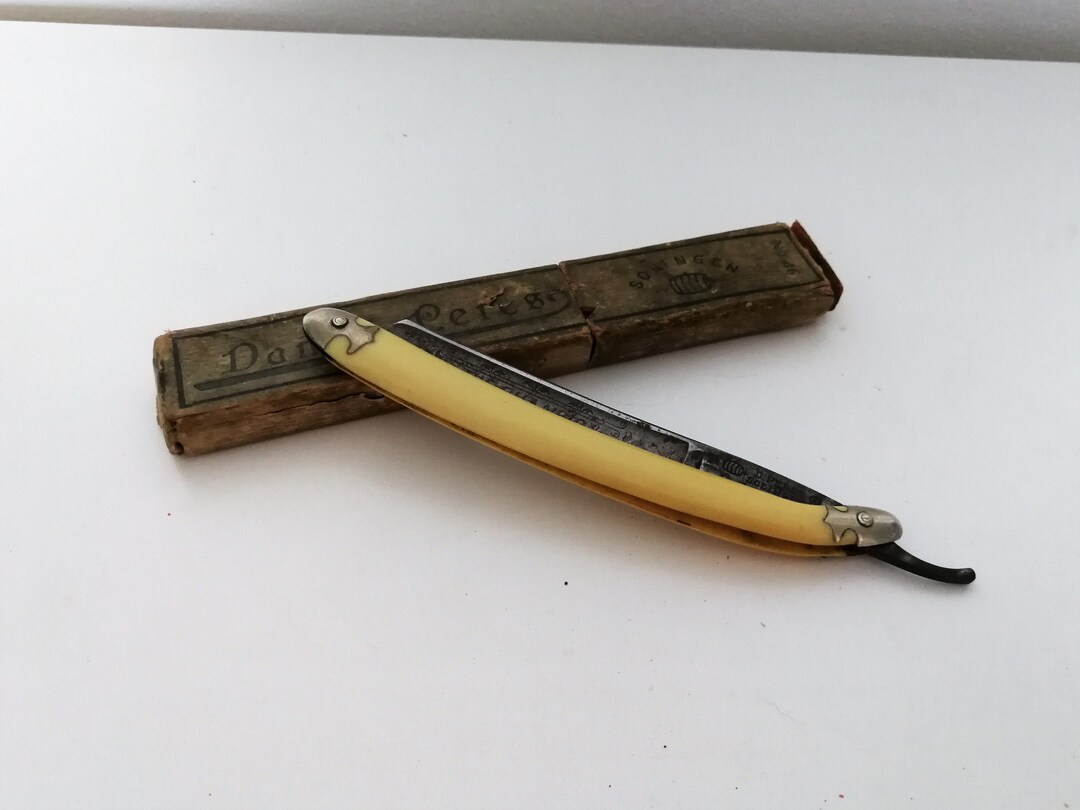 Straight Razor Daniel Peres Solingen Antique Razor Solingen Vintage Gift  Germany Collection Razor Man Gift Collectible