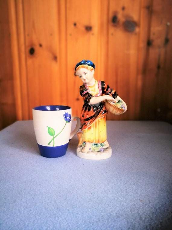 Vintage Keto Import Japan Figurine Japanese Porcelain Figure