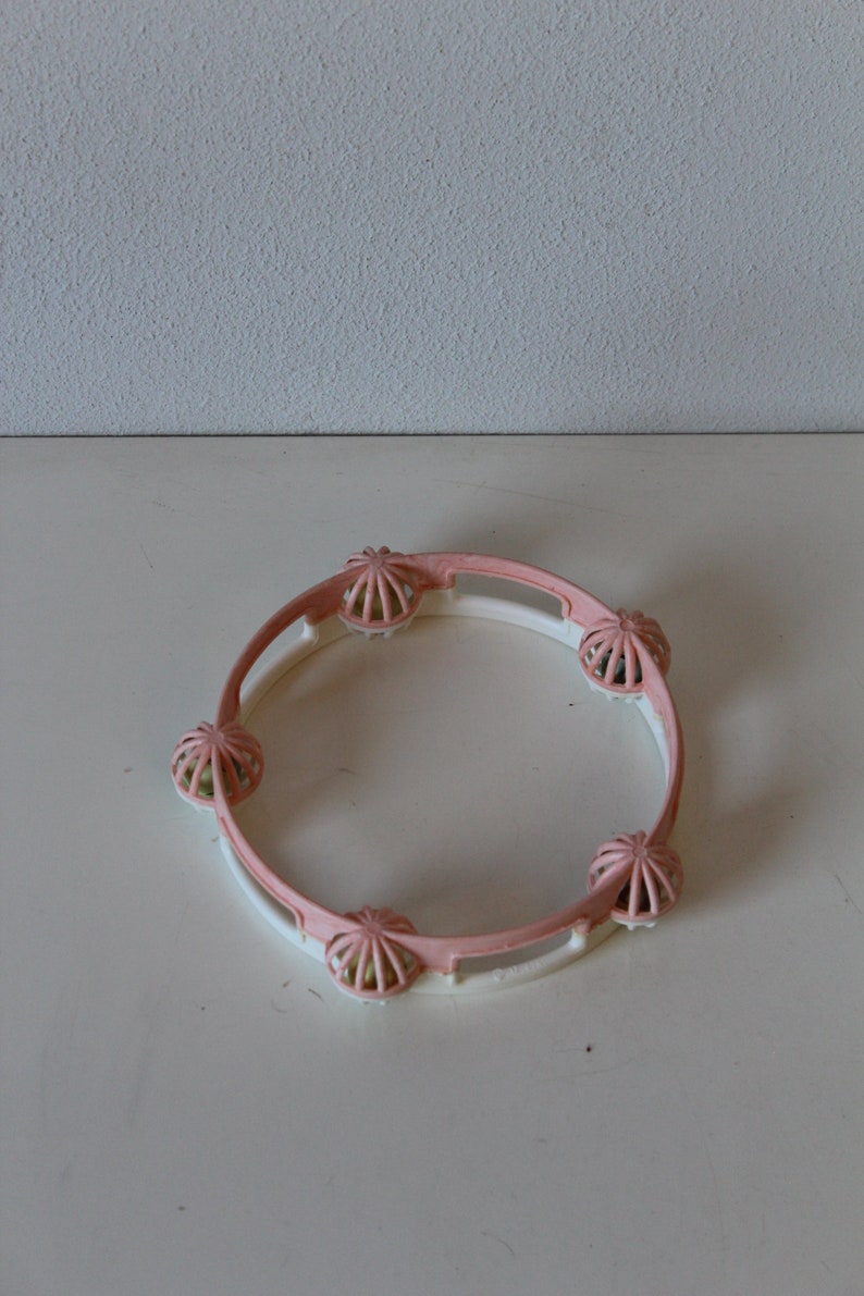 Soveit Rattle Vintage Children's Tambourine , Game for Children, USSR, Soviet Rattle ...