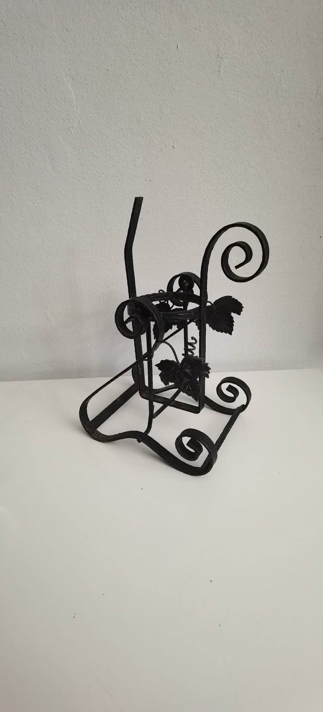 Vintage Antique Cast Iron Wine Rack Bottle Holder Bottle Etsy