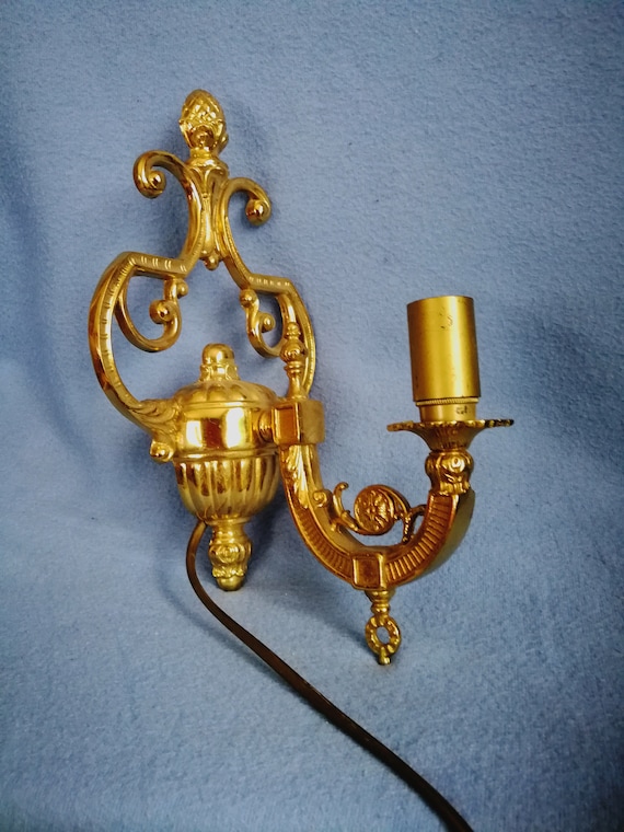 Lampe Orné Murale Dep Mcm Applique Steenamp;strømMod Laiton Norvégien W29DHIE