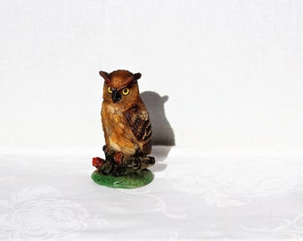 イタリア陶器 フクロウの置物 ピアネタ セラミカ ヴィエトリ陶器