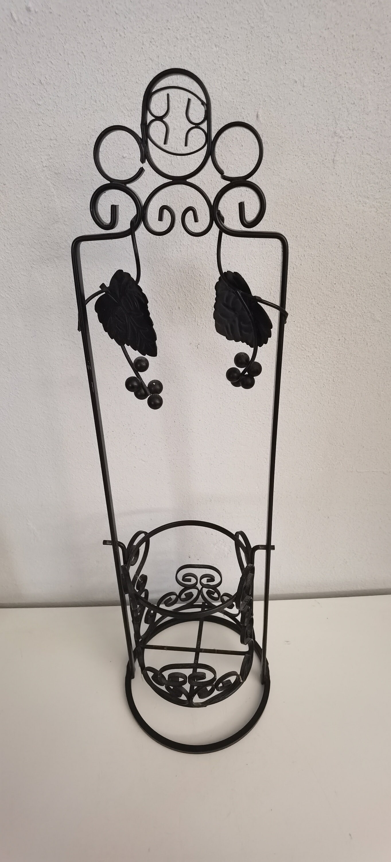 Vintage Antique Cast Iron Wine Rack Bottle Holder Bottle Etsy