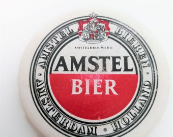 Vintage Cerveza Botella Abridor, Tapa de cerveza - abridor de botellas de cerveza amstel bier - hecho en Holanda