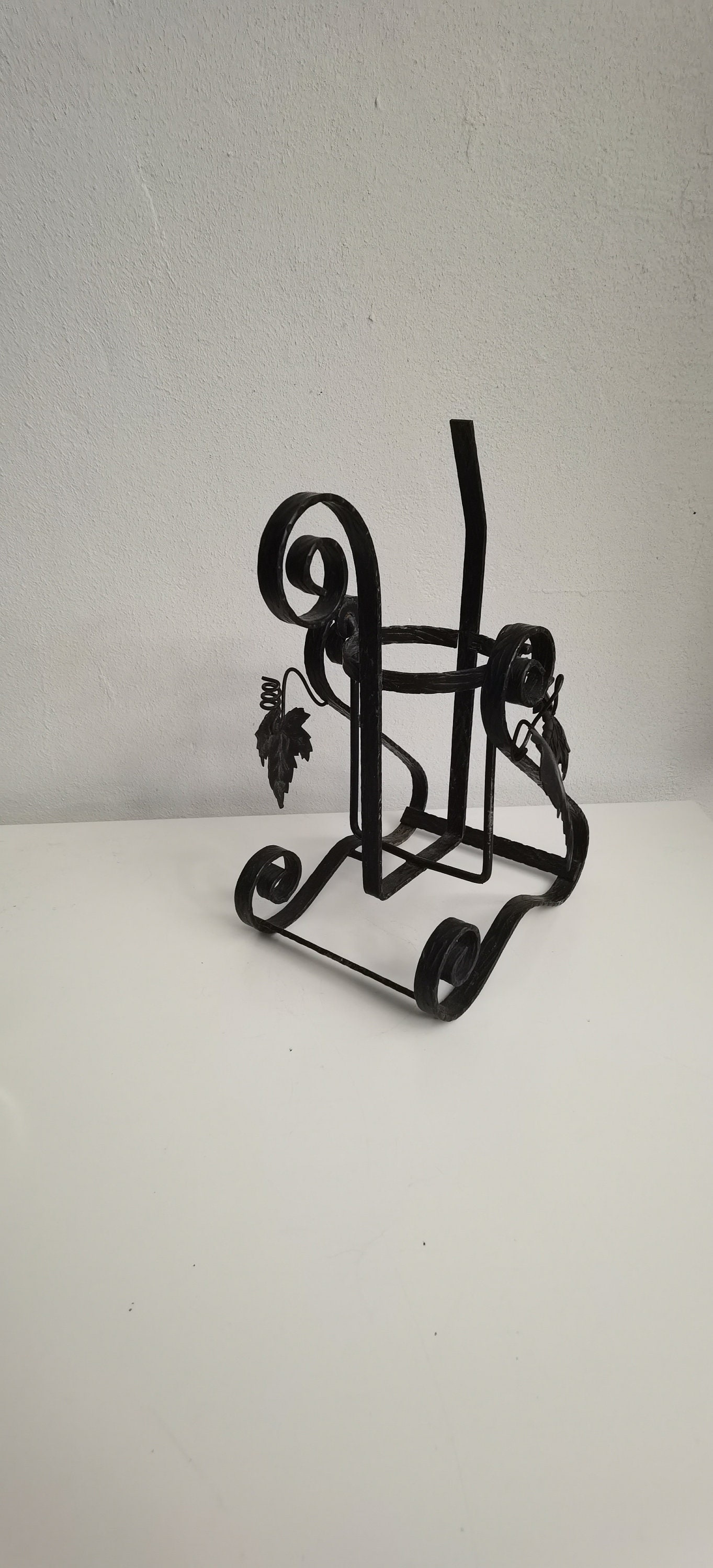 Vintage Antique Cast Iron Wine Rack Bottle Holder Bottle Etsy