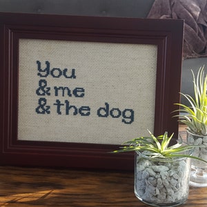 You Me and the dog, cat, beasts Cross stitch patterns DIGITAL DOWNLOAD