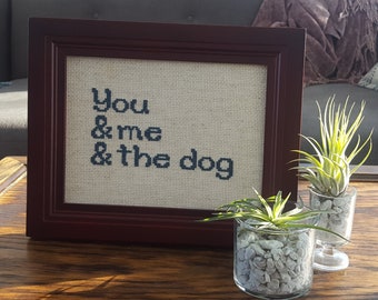 You Me and the dog, cat, beasts Cross stitch patterns DIGITAL DOWNLOAD