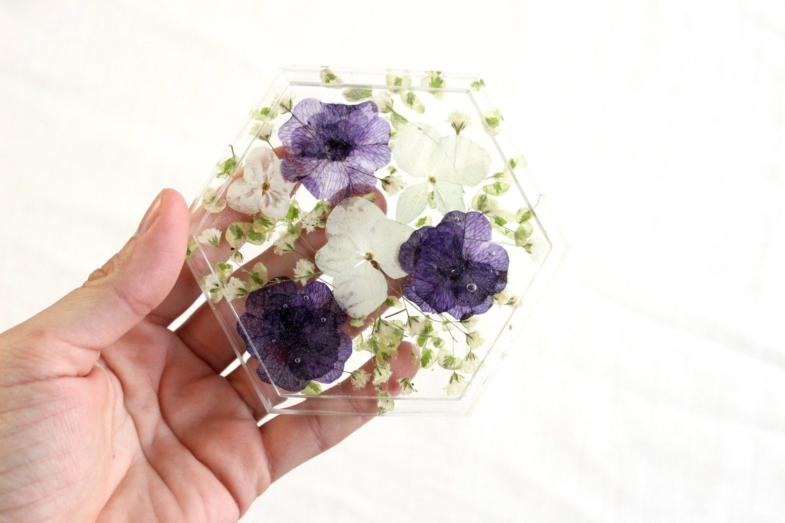 Real Flower Ring Dish Resin Ring Dish Bridal Bouquet Etsy
