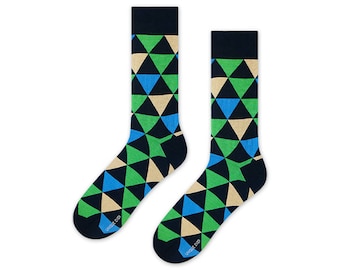 Rainforest - mens socks, womens socks, cool socks, quality socks, gift for christmas, unique socks, colorful mens socks, geometric socks