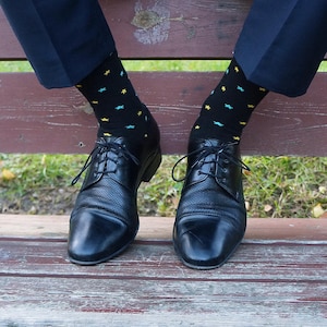 Dream Stars Socks, Mens Dress Socks, Casual Socks, Cool Socks, Yellow Socks,  Funny Socks, Patterned Socks, Colorful Socks, Wedding Socks - Etsy