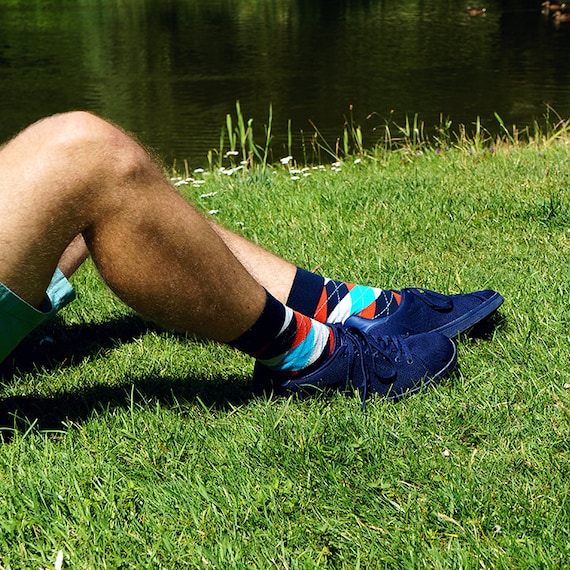 Baker Street Mens Socks Argyle Socks Cool Socks Casual Socks