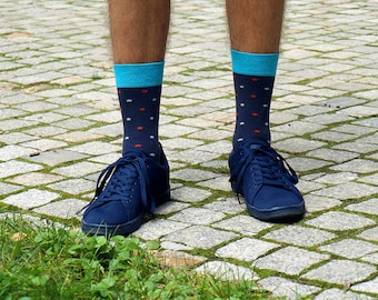 Starry Sky Socks, casual socks, mens socks, women socks, funny socks, patterned socks, colorful mens socks, stars, high quality cotton socks
