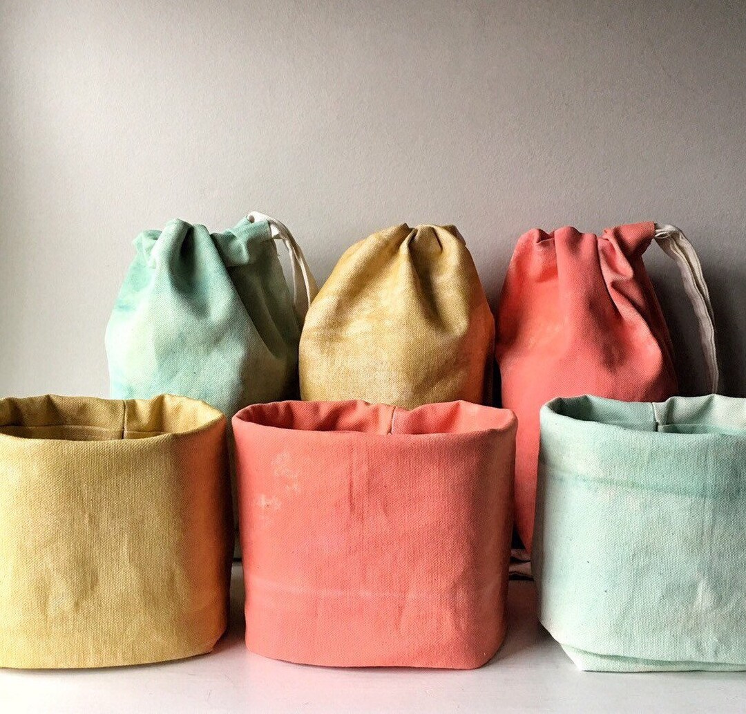 Gift for Knitters Organic Canvas Knitting Bag/organizer With Numerous  Pockets to Hold All Your Supplies. Portable & Eco-friendly. 3 Sizes. 