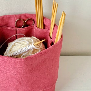 Colorful Eco-friendly Knitting Project Bags Gift for Knitter/mom
