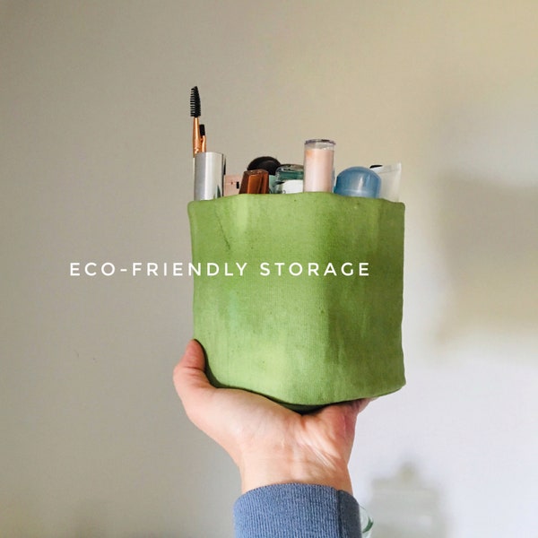 Canvas Storage Bin Etsy