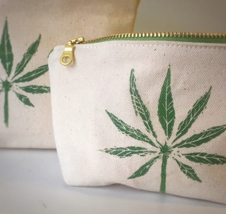 Download Des sachets de marijuana Toile organique feuille de | Etsy