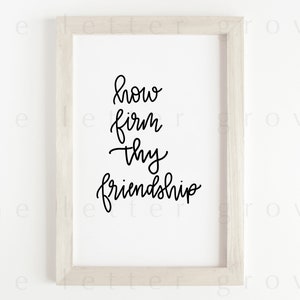 Ohio State- How Firm Thy Friendship Wall Art (vertical)