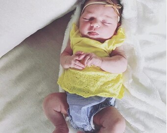 Brown Leather Bow Headbands, Gift Newborn, Saddle Brown ...