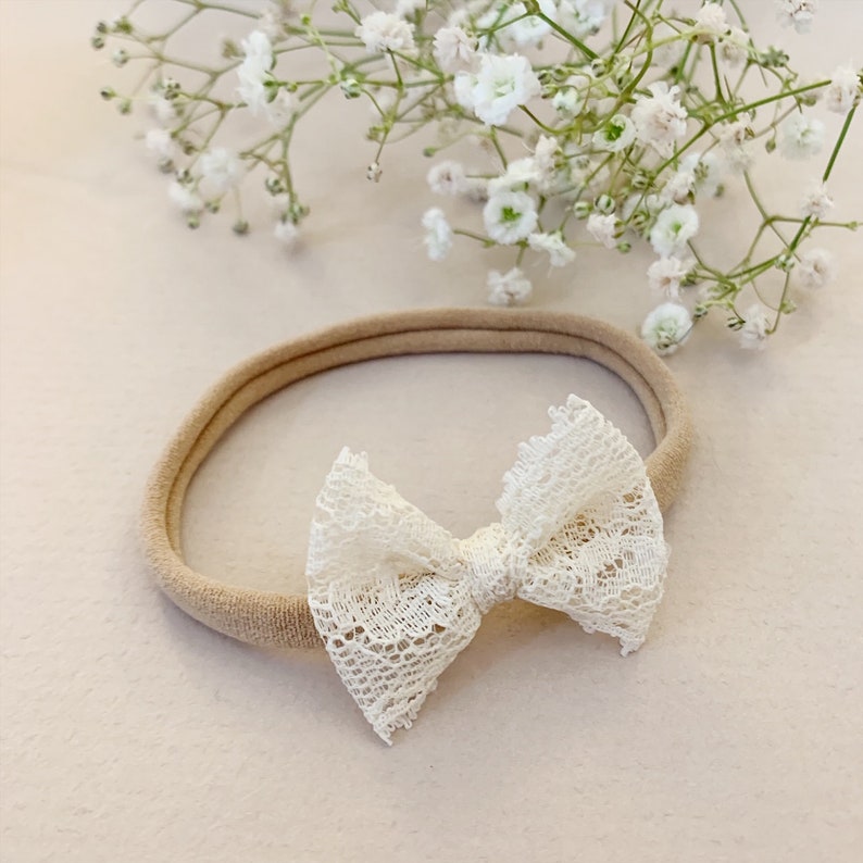 Baby Bow Headband Baby Headband Baby Headband Set Itty Bitty Felt Bow Headband Newborn Headband Baby Girl Headband