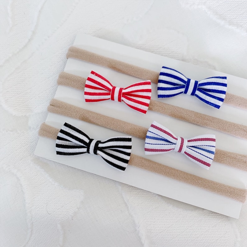 Tiny Bows preemie baby girl bow headbands baby shower gift Preemie Headbands newborn hair bow gifts for NICU baby girl Itty Bitty Bows