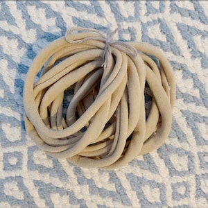 Wholesale Deluxe Nylon, 100 Bulk Nylon Elastic, Highest Quality, Beige or Dark Black Thin Nylon Bands, Fits Preemie to Toddler