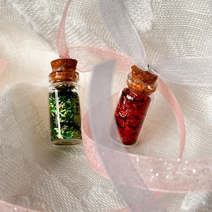 Fairy Dust Necklaces, Little Girl Necklaces, fairy dust, birthday gift, Little girl gift, accessory, tiny, charm necklace, jewelry, fantasy immagine 11