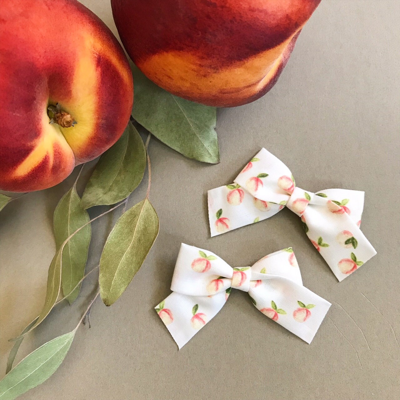 Spring Hair Bow Peaches and Cream Bow Baby Girl Bow Infant Etsy