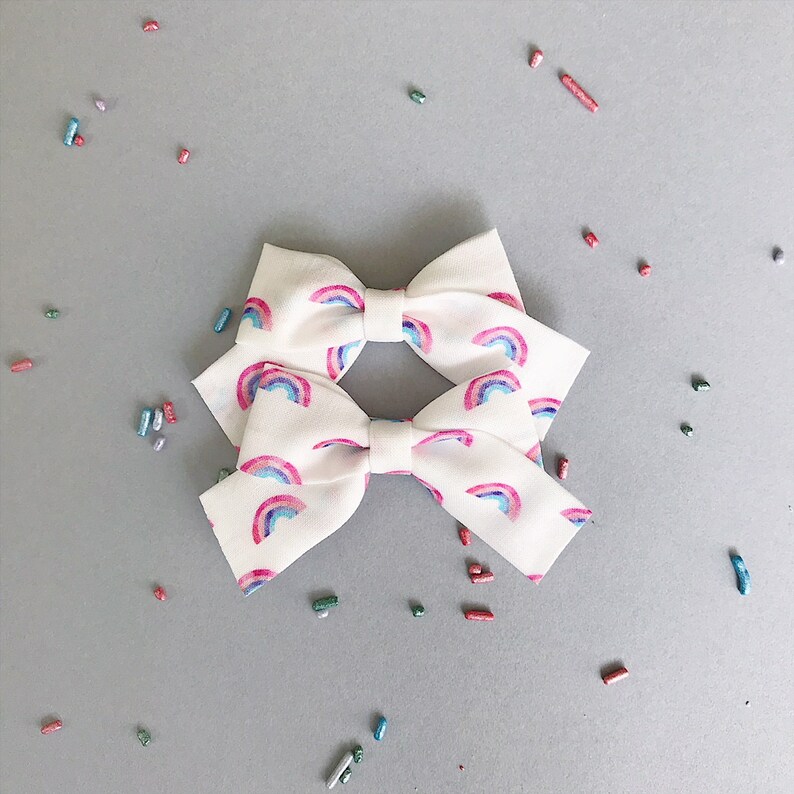 Newborn Bow Newborn Headband Pigtail Set Baby Bow Toddler Etsy