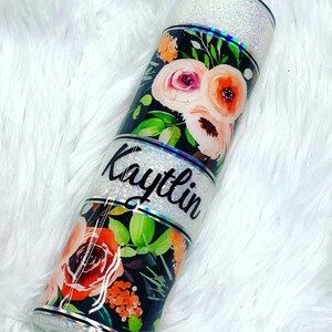 Personalized and Custom Made to order Tumblers with lid, straw gifts, add a logo or decal. We can create a design that works for you