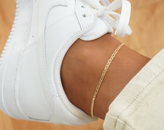 Gold Anklet Bracelet, Gold Filled Chain, Gold Anklet Boho Anklet Ankle Bracelet Bohemian Jewelry, Stacking Chain Anklet Gold Anklet Bracelet