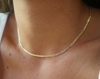 Mariner Chain Choker Chain Necklace, 18k Gold Filled Chain, Chain Layering Necklace, Thick Gold Chain, Minimal Jewelry Thick Chain Necklace