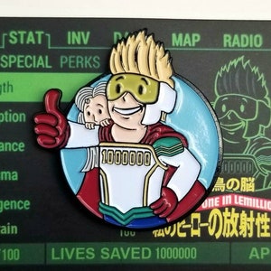 1.5&quot; The Fallout of a Hero Lemillion pin