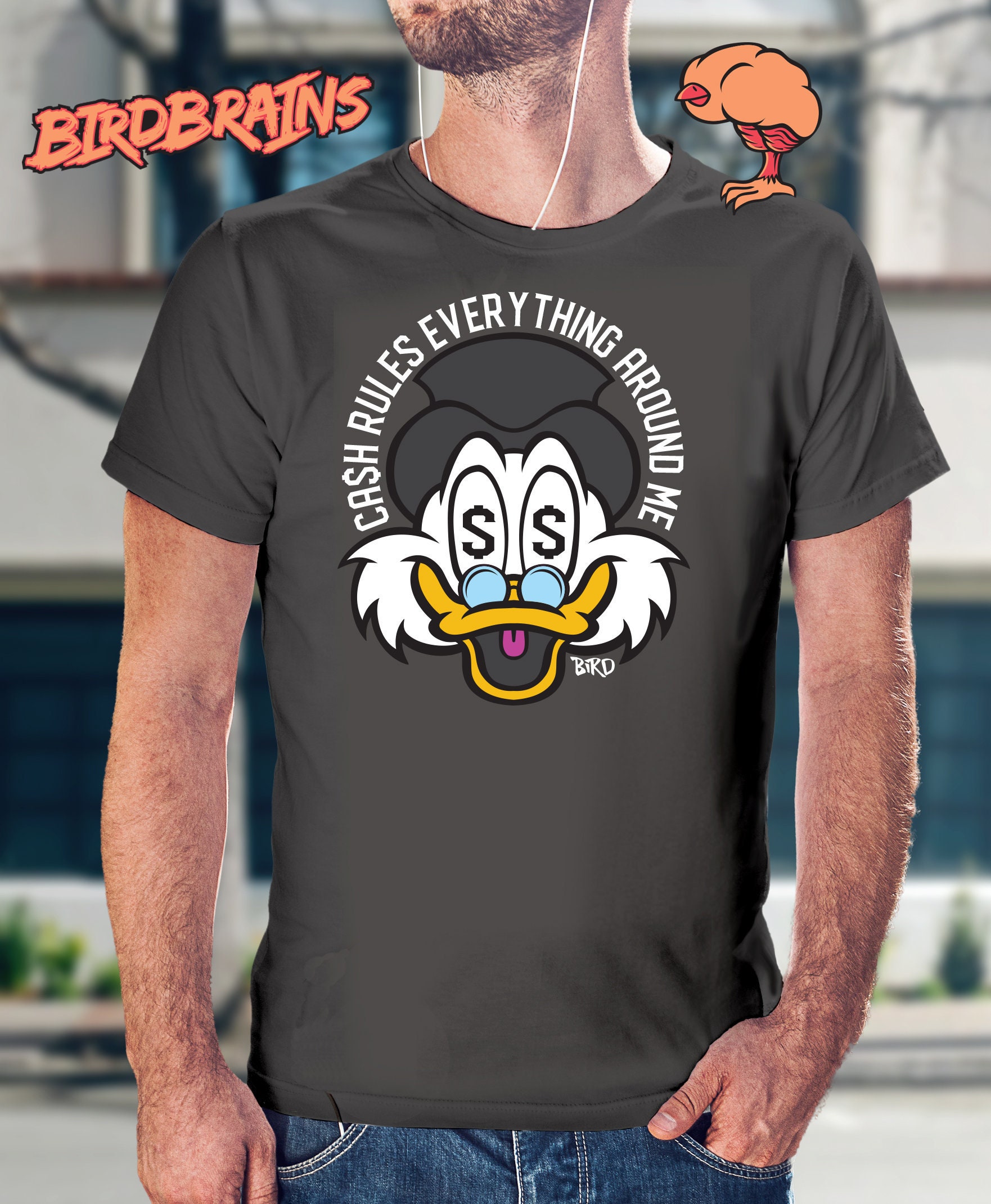 ☆ KITH x DISNEY Donald Duck Scrooge Coin コラボTシャツ ☆ Disney | Kith for Donald Duck Scrooge Dollar Vintage Tee - Black