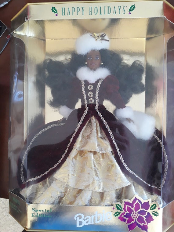1996 Happy Holidays Special Edition Mattel Barbie RARE Etsy Canada